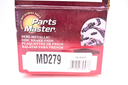 Parts Master MD279 Brake Pad Kit NOS