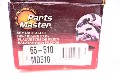 Parts Master 65-510, MD510 Brake Pad Kit NOS
