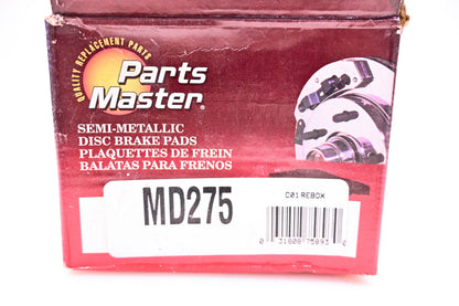 Parts Master MD275 Brake Pad Kit NOS