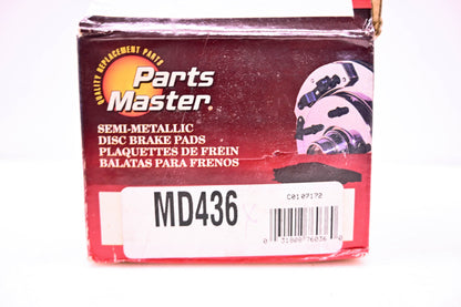 Parts Master MD436 Brake Pad Kit NOS