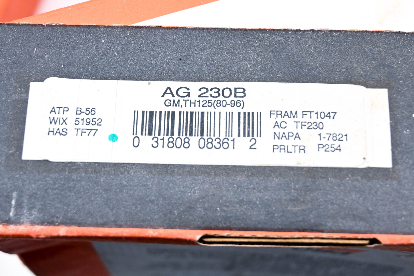 Pro Gauge AG230B, 51952, FT1047 Transmission Filter Kit NOS