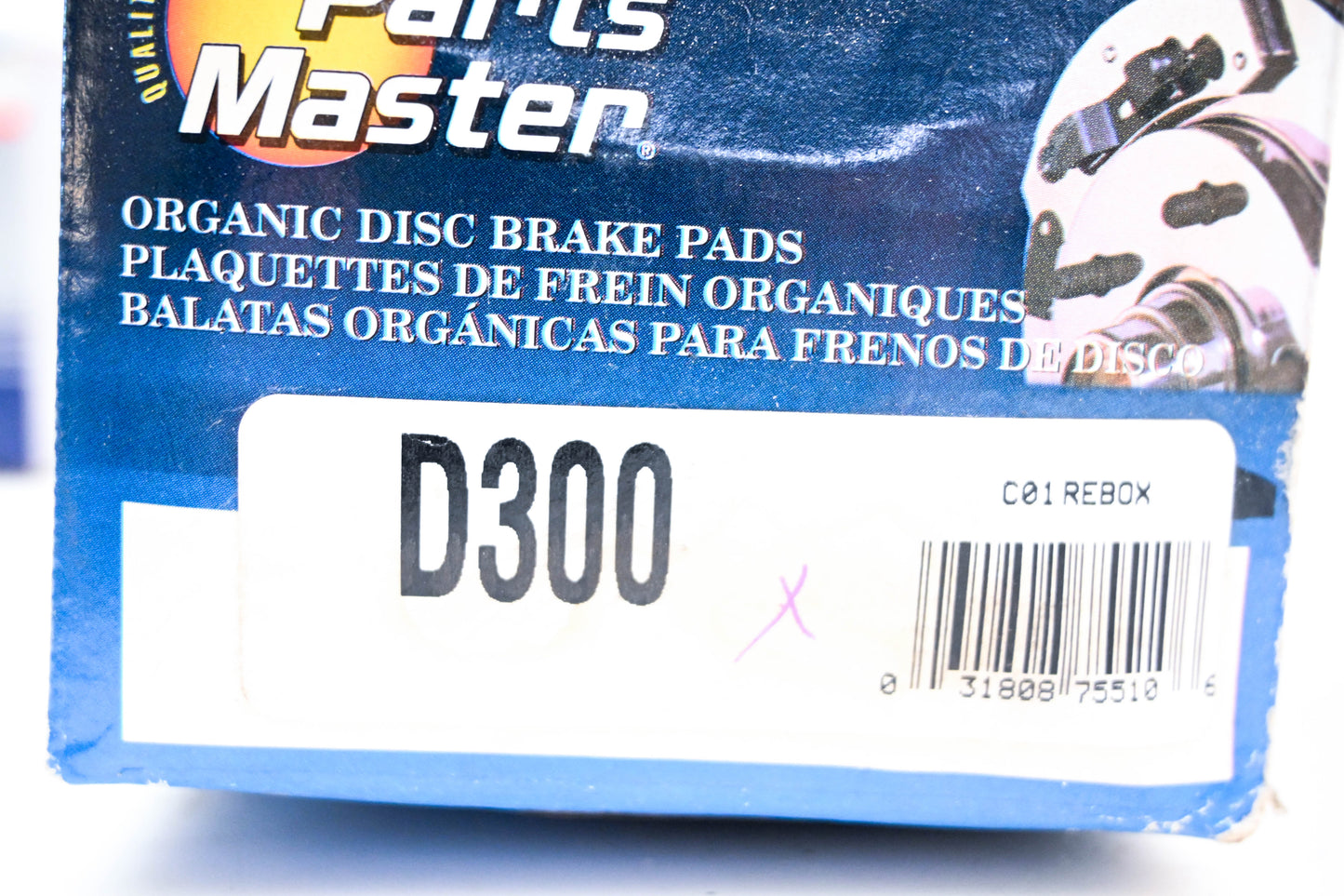 Parts Master D300 Brake Pads Qty 4 NOS