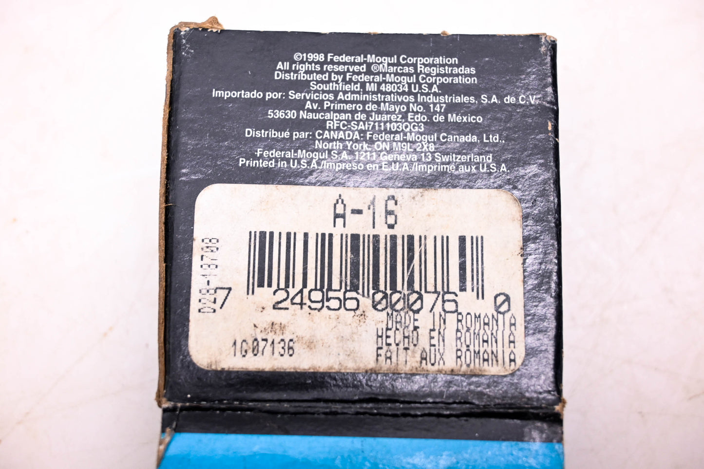 Federal Mogul A16, D28-18708 Wheel Bearing NOS