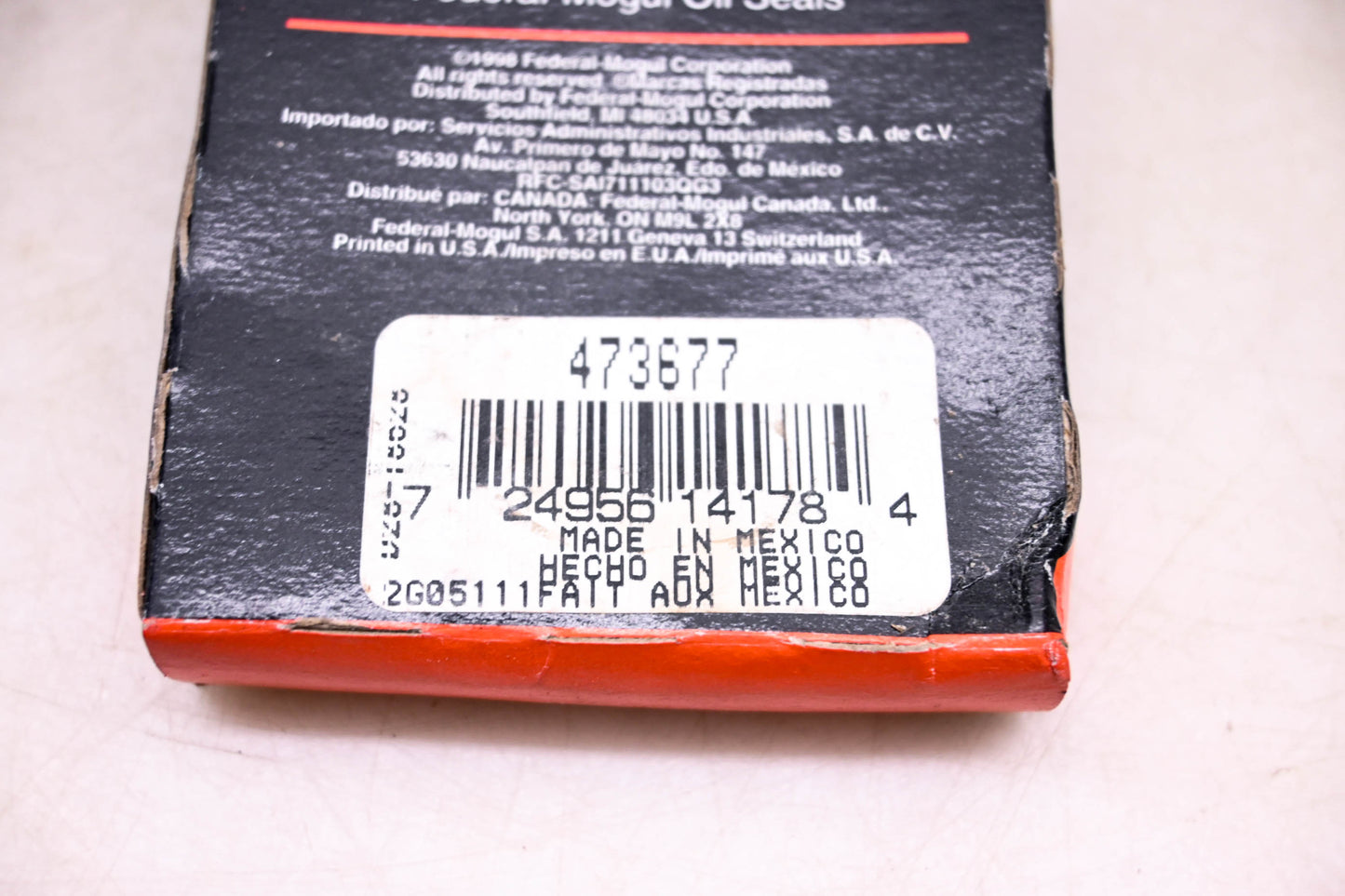 National 473677, D28-18628 Oil Seal NOS