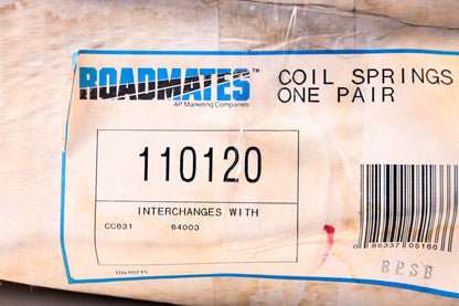 Roadmates 110120, CC631, 64003 Coil Spring Kit NOS