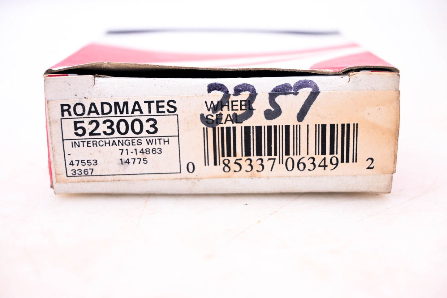 Roadmates 523003, 71-14863, 14775 Wheel Seal NOS