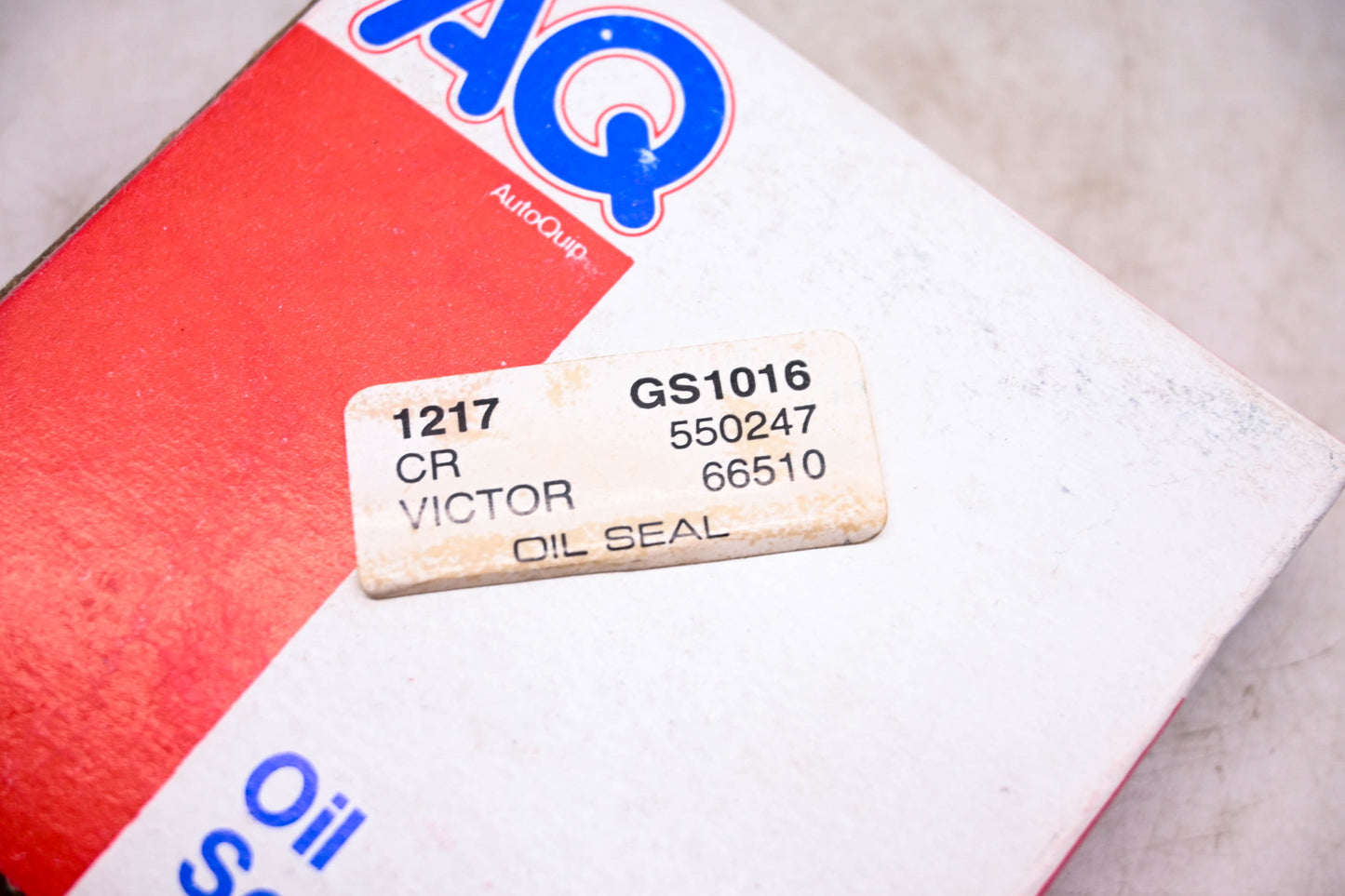 AQ 1217, GS1016, 550247 Oil Seal NOS