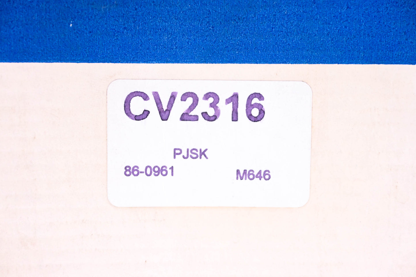 Constant Velocity Products CV2316, 85-0961 CV Joint Boot Kit NOS