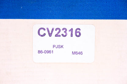 Constant Velocity Products CV2316, 85-0961 CV Joint Boot Kit NOS