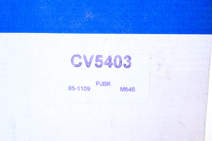 Constant Velocity Products CV5403, 85-1109 CV Joint Boot Kit NOS