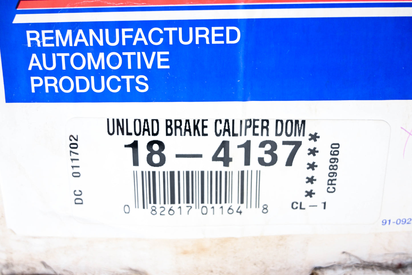 Cardone 18-4137 Brake Caliper NOS