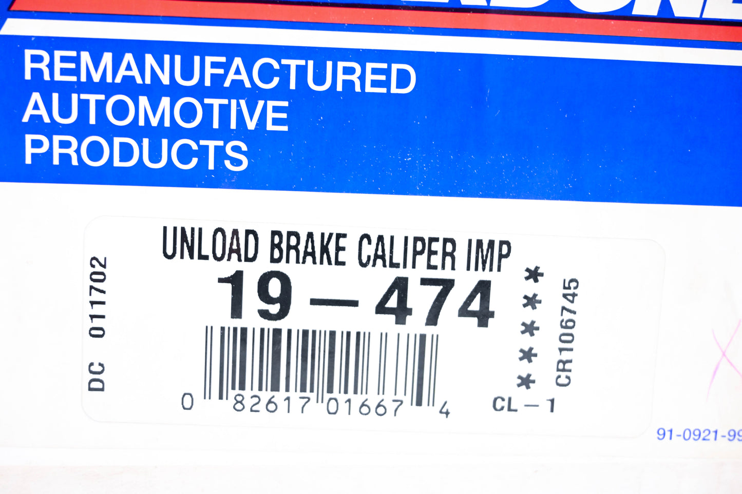 Cardone 19-474 Brake Caliper NOS