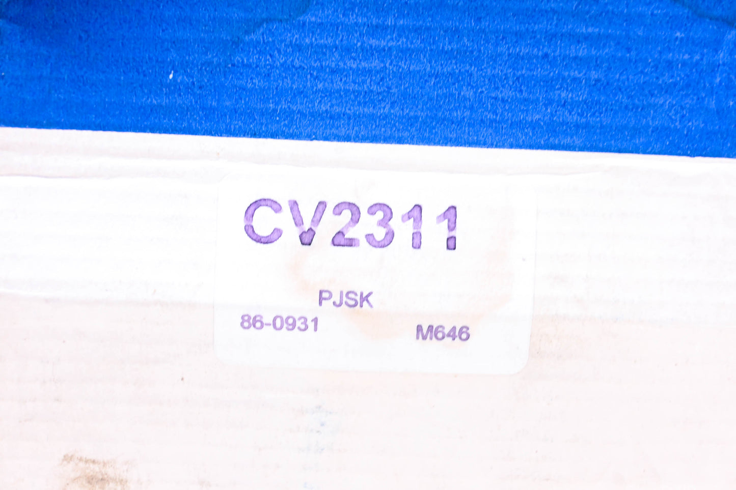 Constant Velocity Products CV2311, 86-0931 CV Joint Boot Kit NOS