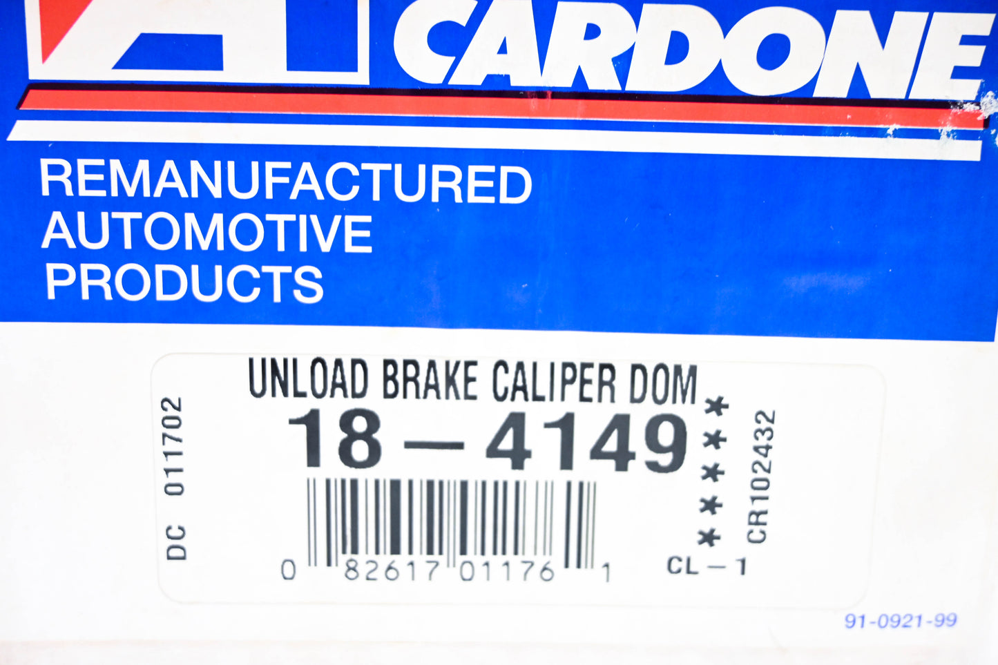 Cardone 18-4149 Brake Caliper NOS