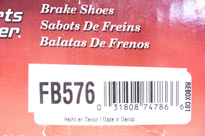 Parts Master FB576 Brake Shoes Kit NOS