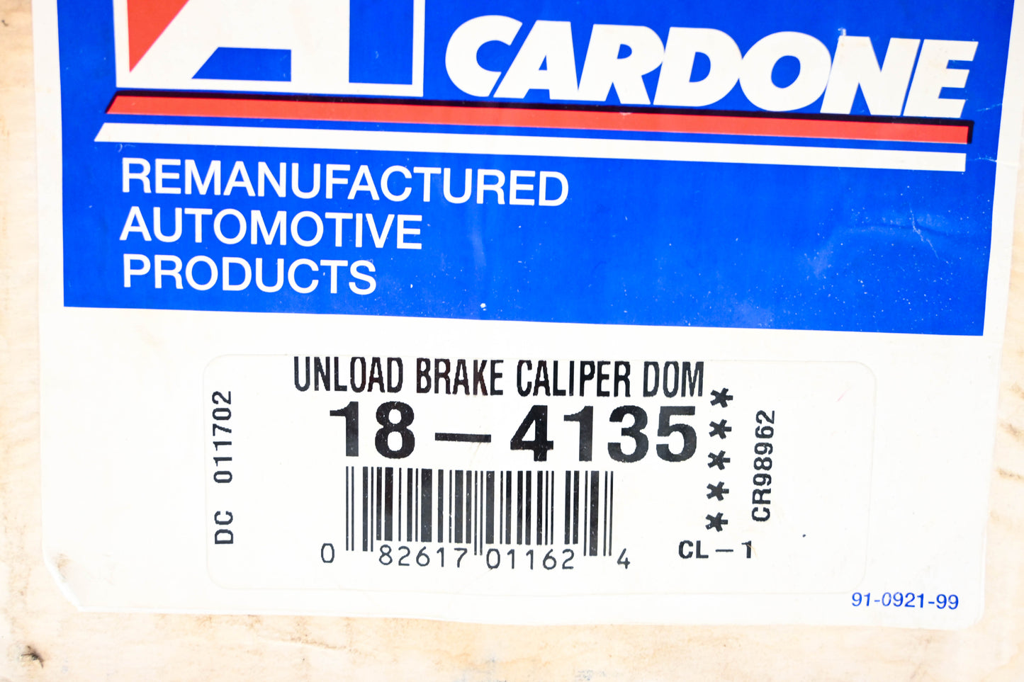 Cardone 18-4135 Brake Caliper NOS