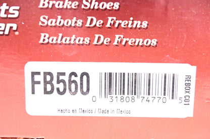 Parts Master FB560 Brake Shoes Kit NOS