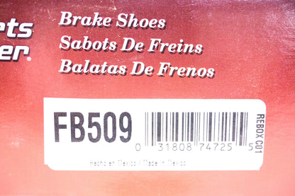 Parts Master FB509 Brake Shoes Kit NOS