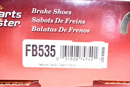 Parts Master FB535 Brake Shoes Kit NOS