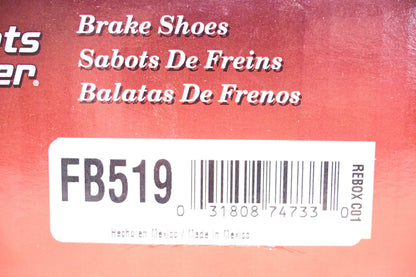 Parts Master FB519 Brake Shoes Kit NOS