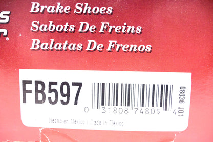 Parts Master FB597 Brake Shoes Kit NOS