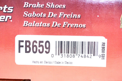 Parts Master FB659 Brake Shoes Kit NOS