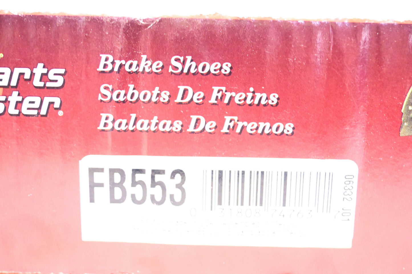 Parts Master FB553 Brake Shoes Kit NOS