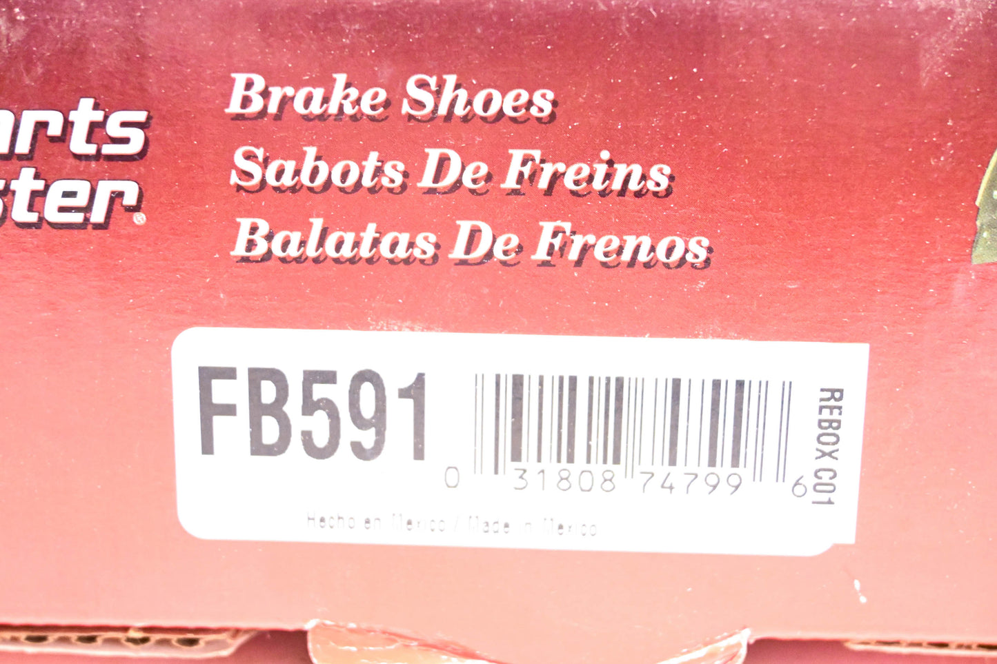 Parts Master FB591 Brake Shoes Kit NOS