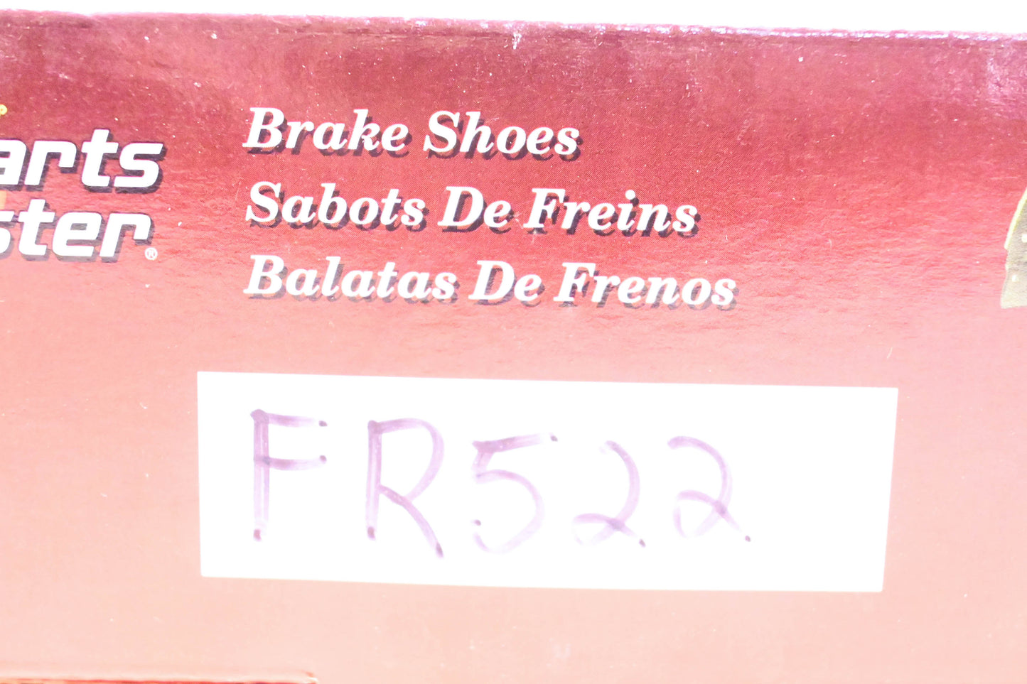 Parts Master FR522 Brake Shoes Kit NOS