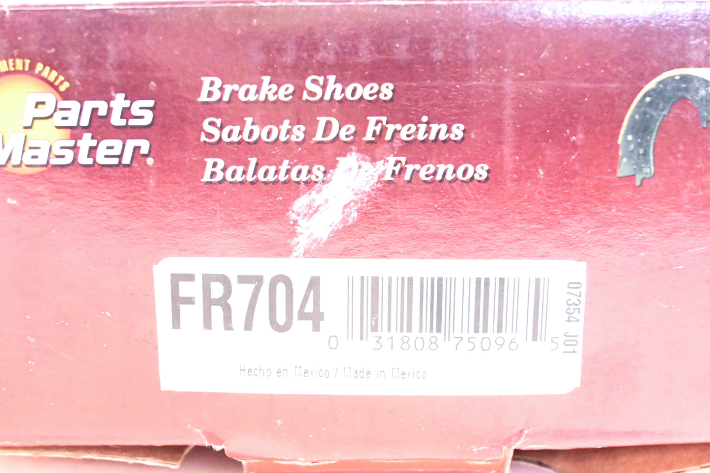 Parts Master FR704 Brake Shoes Kit NOS