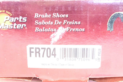 Parts Master FR704 Brake Shoes Kit NOS