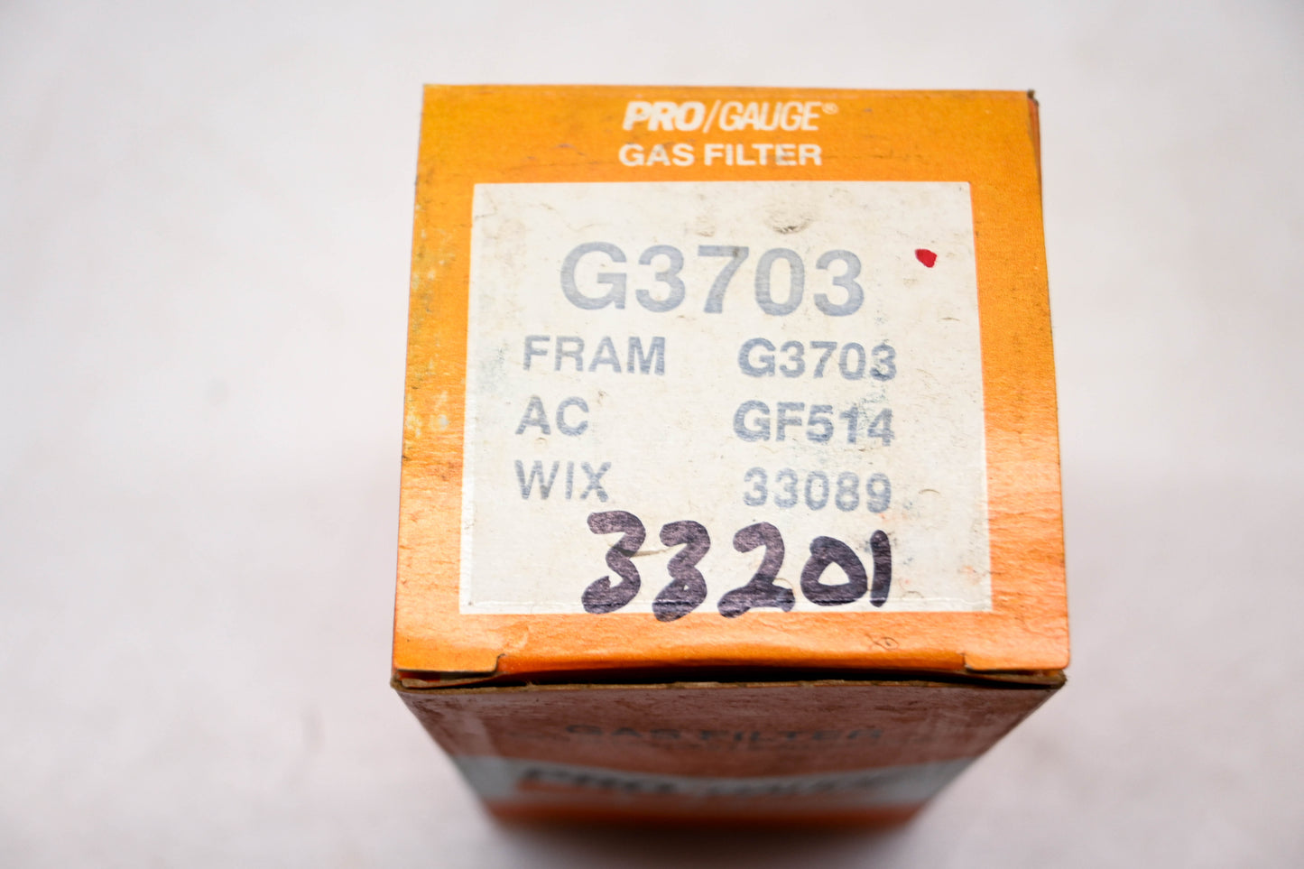 Pro Gauge G3703, 33089, GF514 Gas Filter NOS