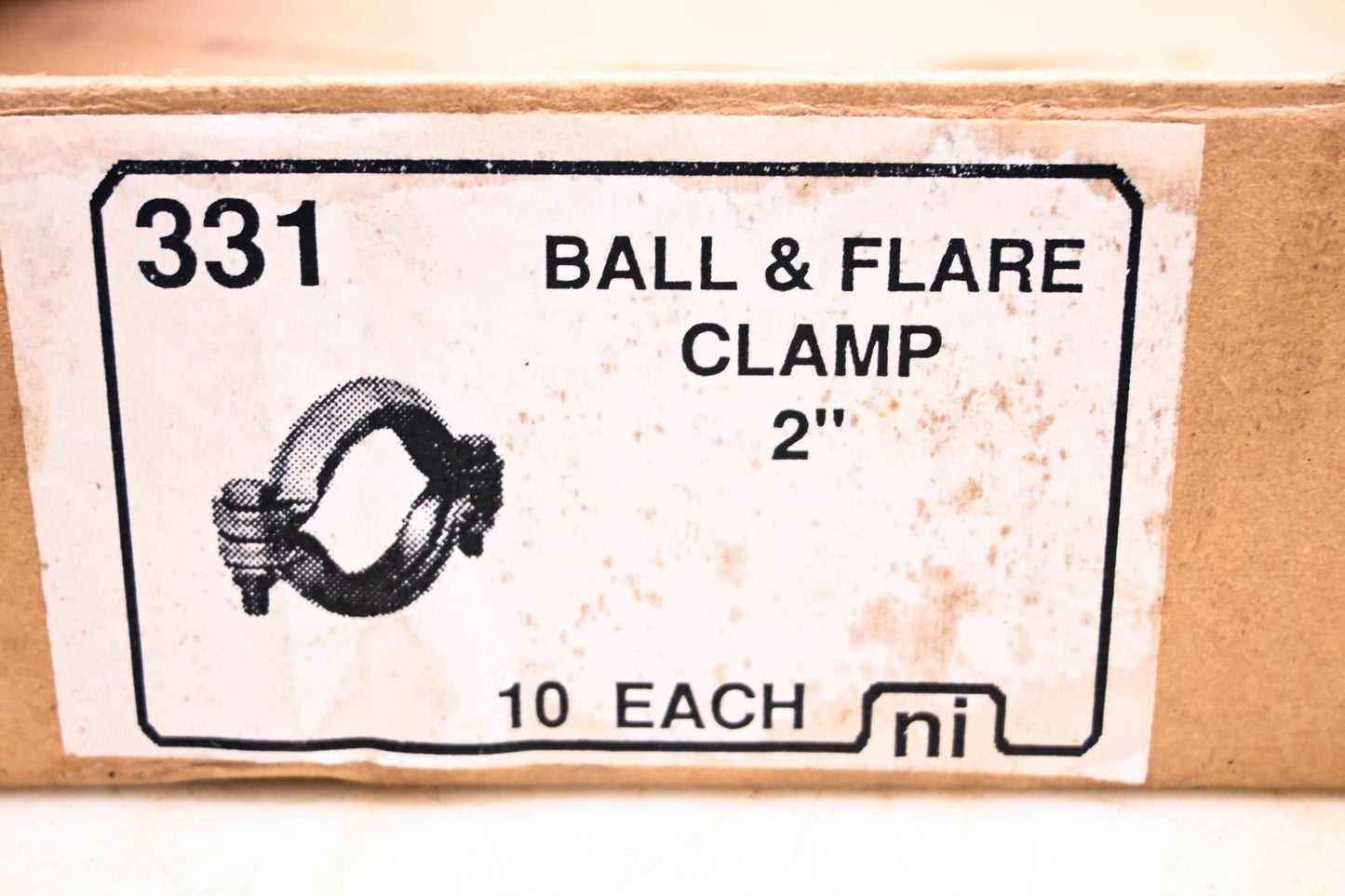 NI 331 Ball & Flare Clamp 2"