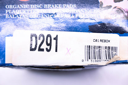 Parts Master D291 Disc Brake Pads Kit NOS