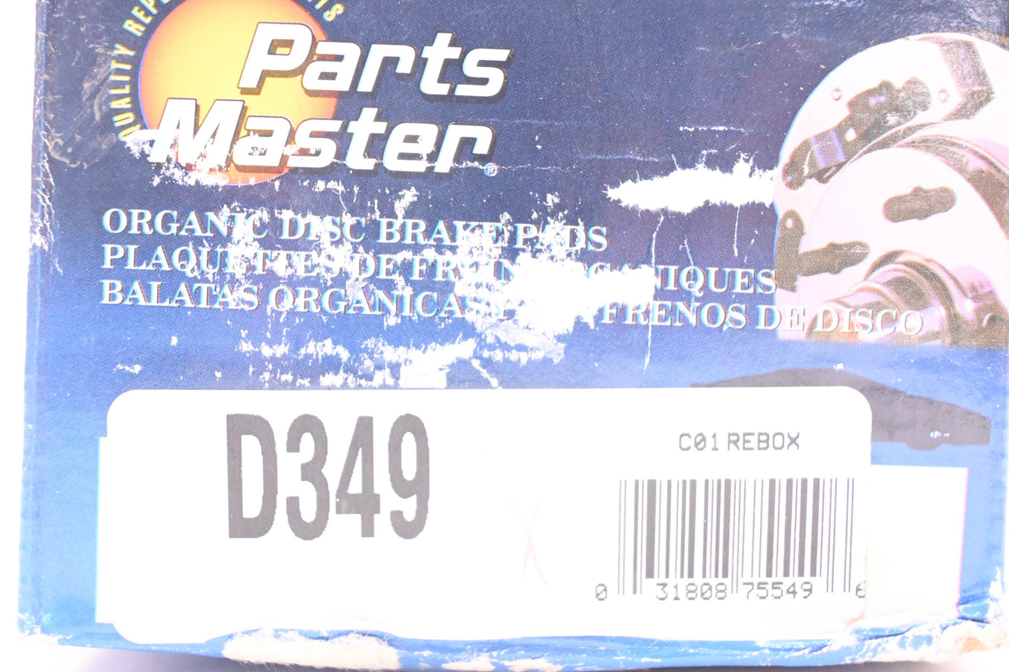 Parts Master D349 Brake Pad Kit NOS