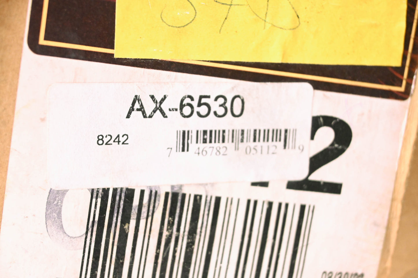Parts Master AX-6530, 8242 CV Shaft Assembly NOS
