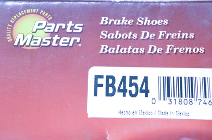 Parts Master FB454 Non Asbestos Brake Shoe Kit NOS