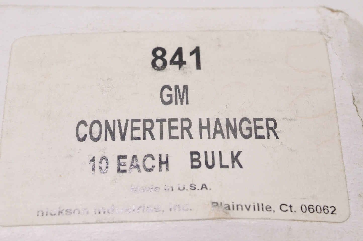 Nickson Industries 841 GM Converter Hanger NOS