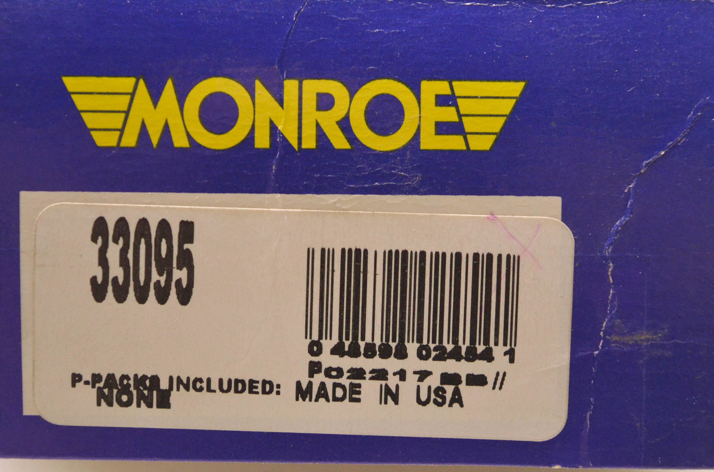 Monroe 33095 Gas Charged Shock Absorber NOS