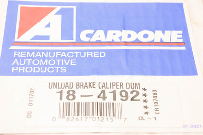 A1 Cardone 18-4192 Remanufactured Unload Brake Caliper Dom Right NOS