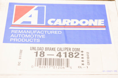 A1 Cardone 18-4182 Remanufactured Unload Brake Caliper Dom NOS