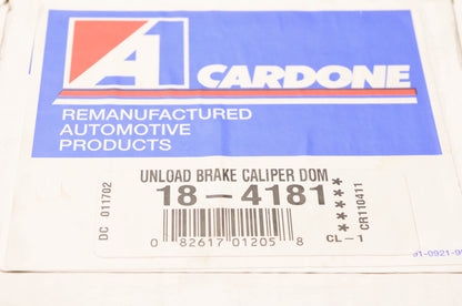 A1 Cardone 18-4181 Remanufactured Unload Brake Caliper Dom NOS