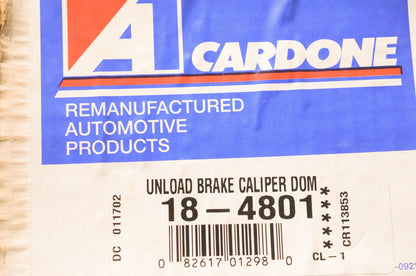 A1 Cardone 18-4801 Remanufactured Unload Brake Caliper Dom NOS