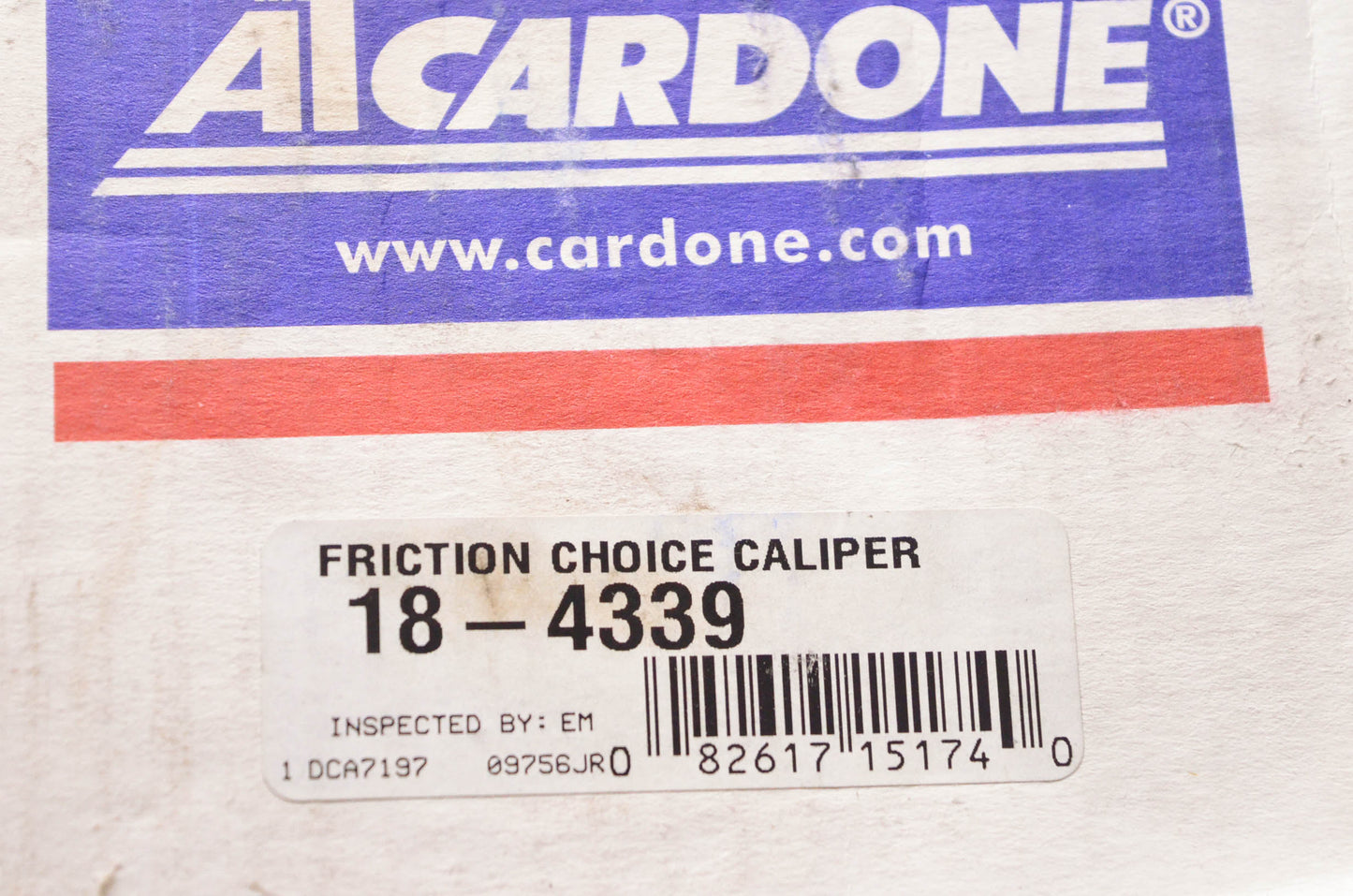 A1 Cardone 18-4339 Remanufactured Disk Brake Caliper Kit NOS