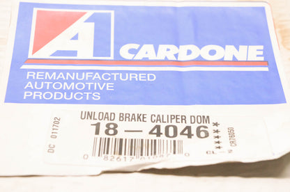 A1 Cardone 18-4046 Remanufactured Unload Brake Caliper Dom NOS
