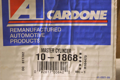 A1 Cardone 10-1868 Remanufactured Master Cylinder Kit NOS