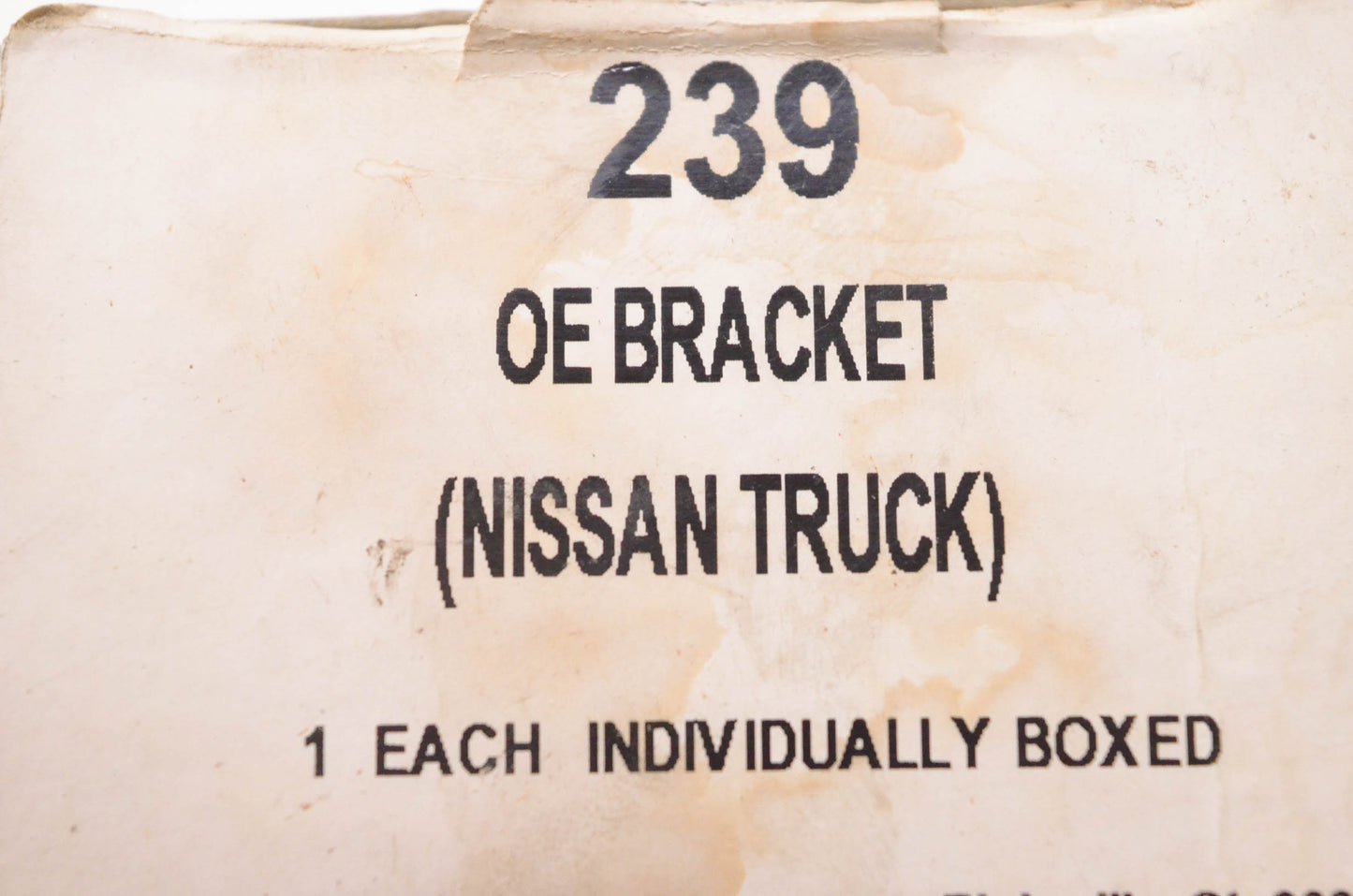 Nickson Industries 239, 27239, BR813 Metal Bracket NOS