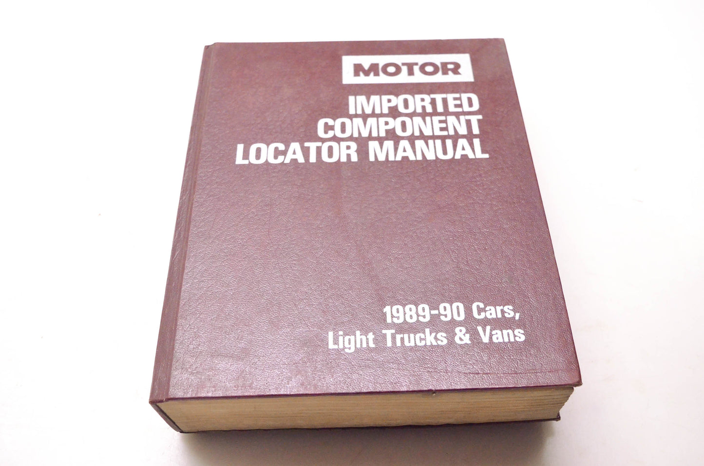 Motor 0-87851-737-5, 12502 Motor Imported Component Locator Manual 1989-90 Cars, Light Trucks & Vans