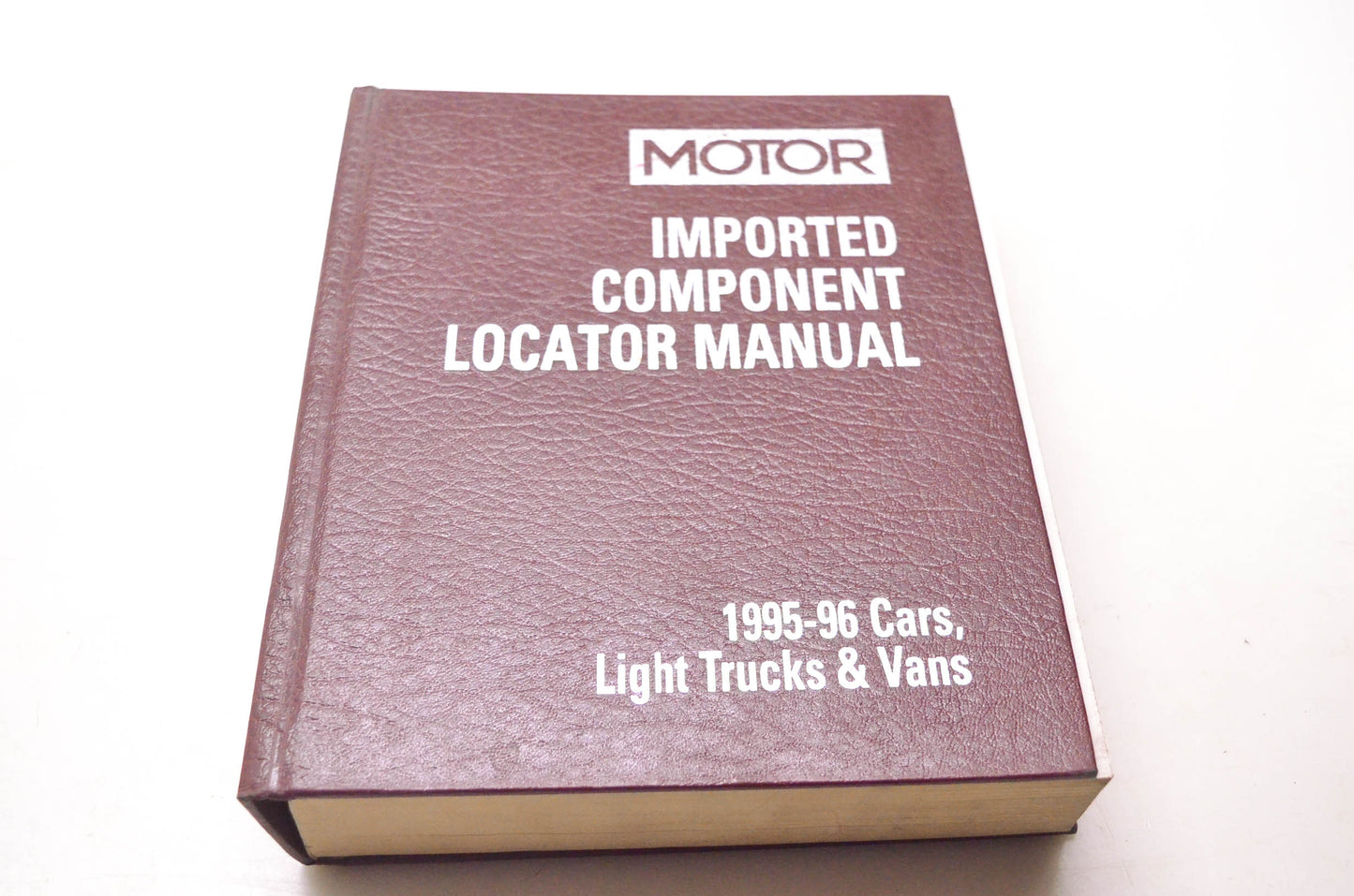 Motor 0-87851-962-9, 12505 Motor Imported Component Locator Manual 1995-96 Cars, Light Trucks & Vans