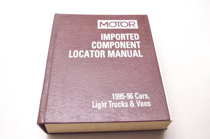 Motor 0-87851-962-9, 12505 Motor Imported Component Locator Manual 1995-96 Cars, Light Trucks & Vans